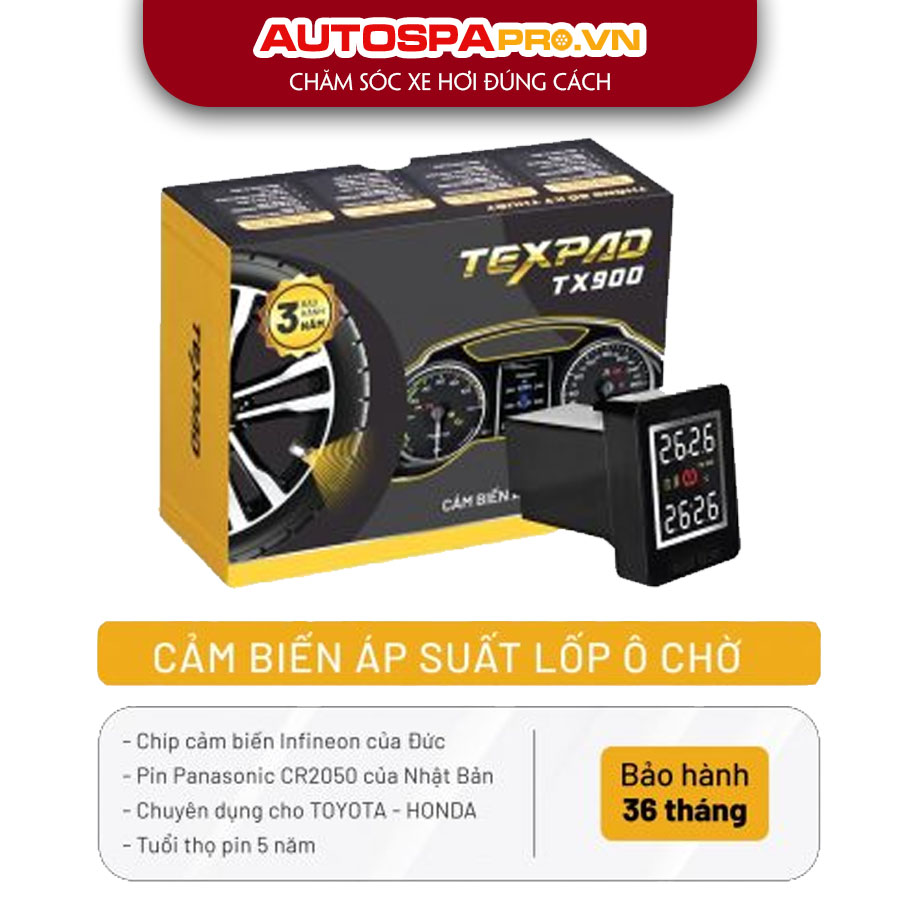 Cảm Biến Áp Suất Lốp Ô Tô Texpad Tx900 Cảm Biến - Lắp ô chờ - AutoSpaPro