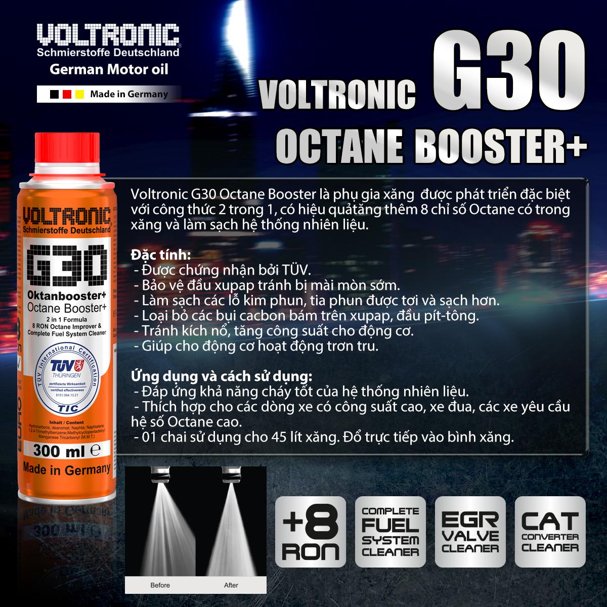 Phụ Gia Voltronic G30 Octane Booster