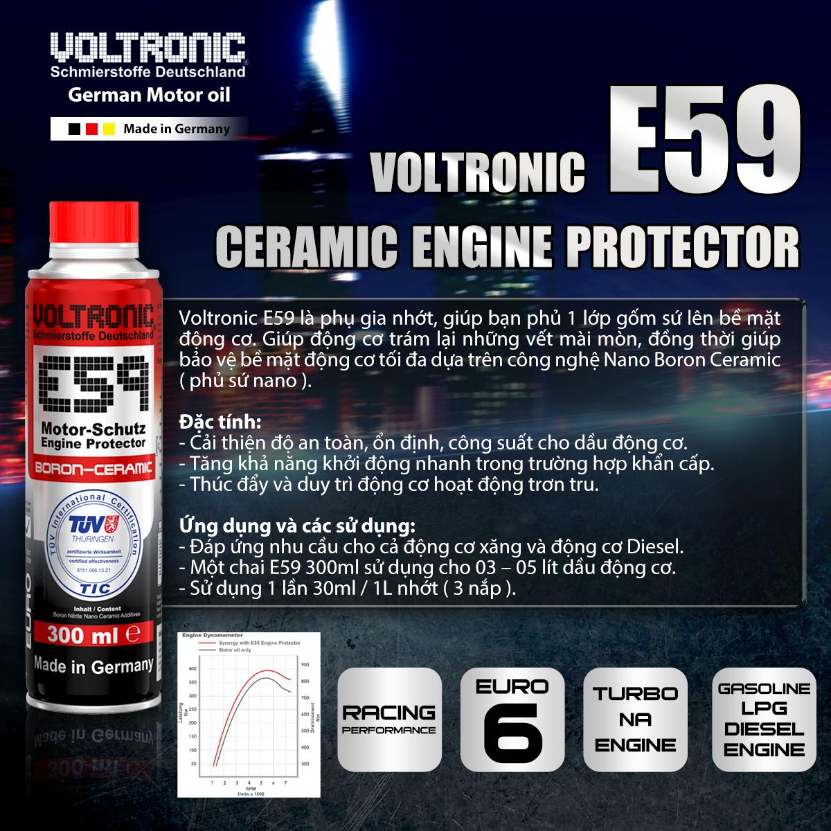 Vtn Voltronic E59 Boron Ceramic Engine Protector