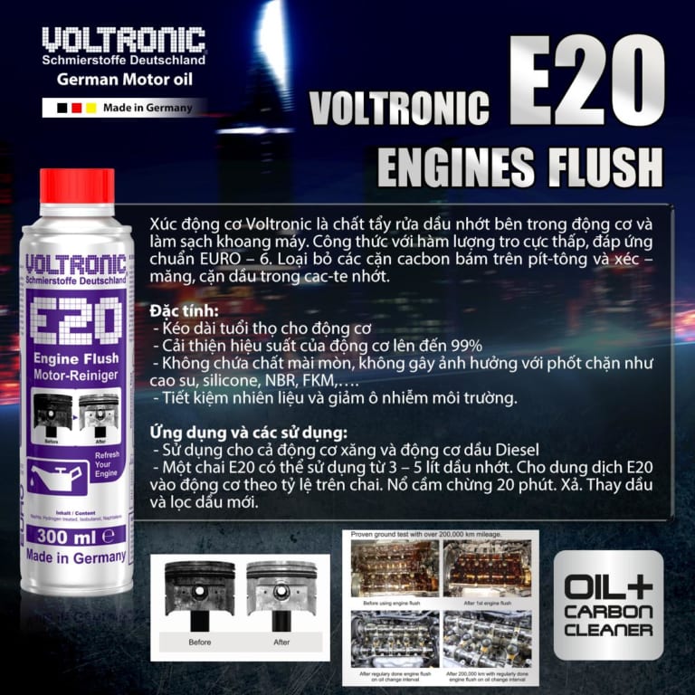 Voltronic E20 Engine Flush