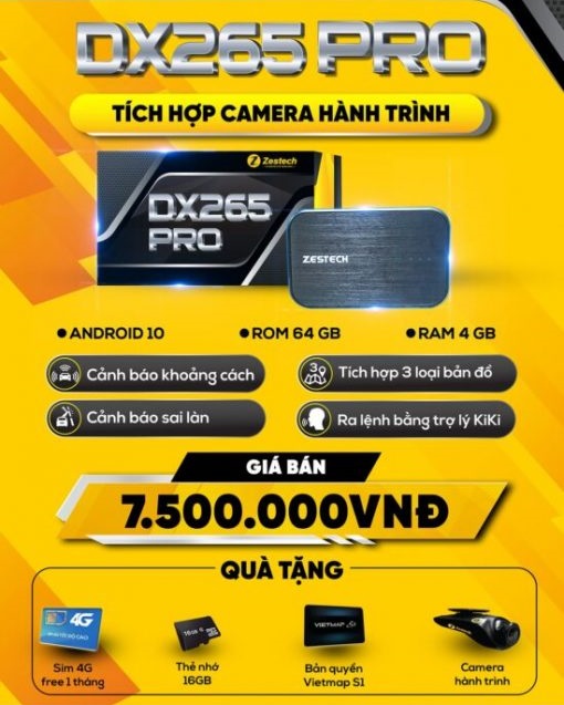 Zestech Android Box Dx265 Pro Qua Tang