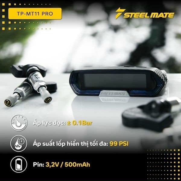 CẢm BiẾn Áp SuẤt LỐp Steelmate Tp Mt11 Pro (2)